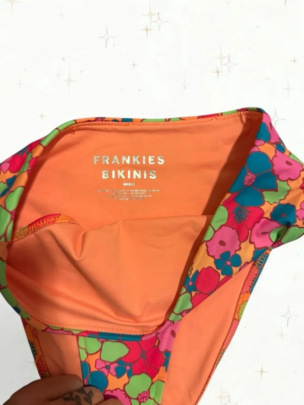 Frankie's Bikinis Neon Multi Floral Girls' Two-Piece Swim Set